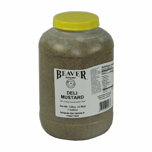Beaver Deli Mustard, 8.6 Pound, 4 Per Case